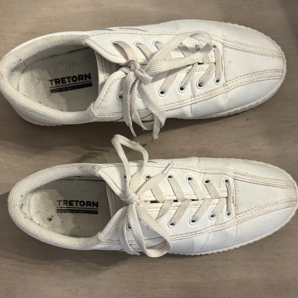 Tretorn Women's Classic White Sneakers